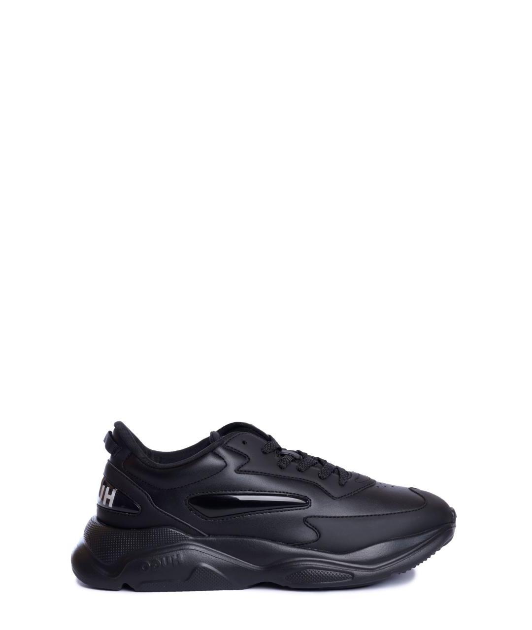 HUGO Синие низкие кроссовки / кеды, фото 1