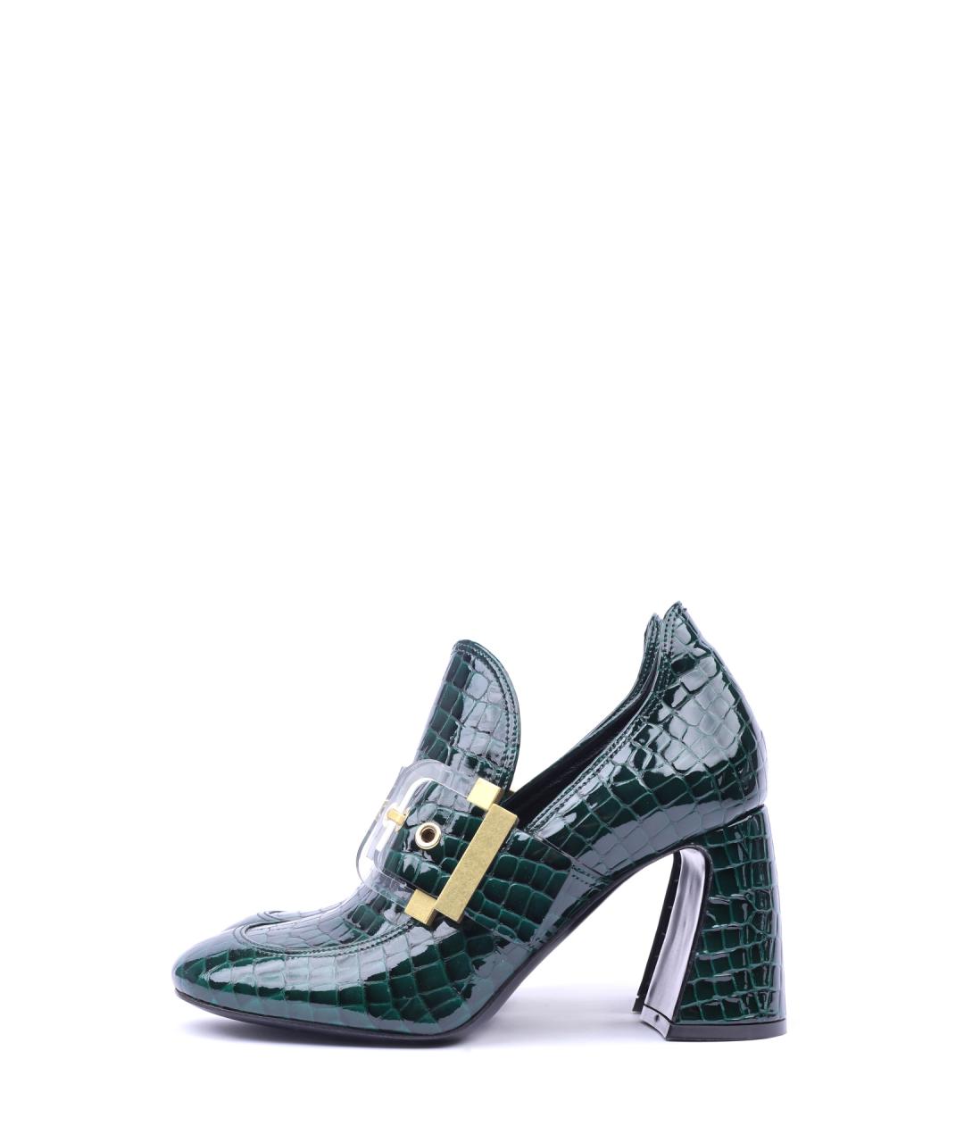 PREMIATA Зеленые кожаные туфли, фото 5