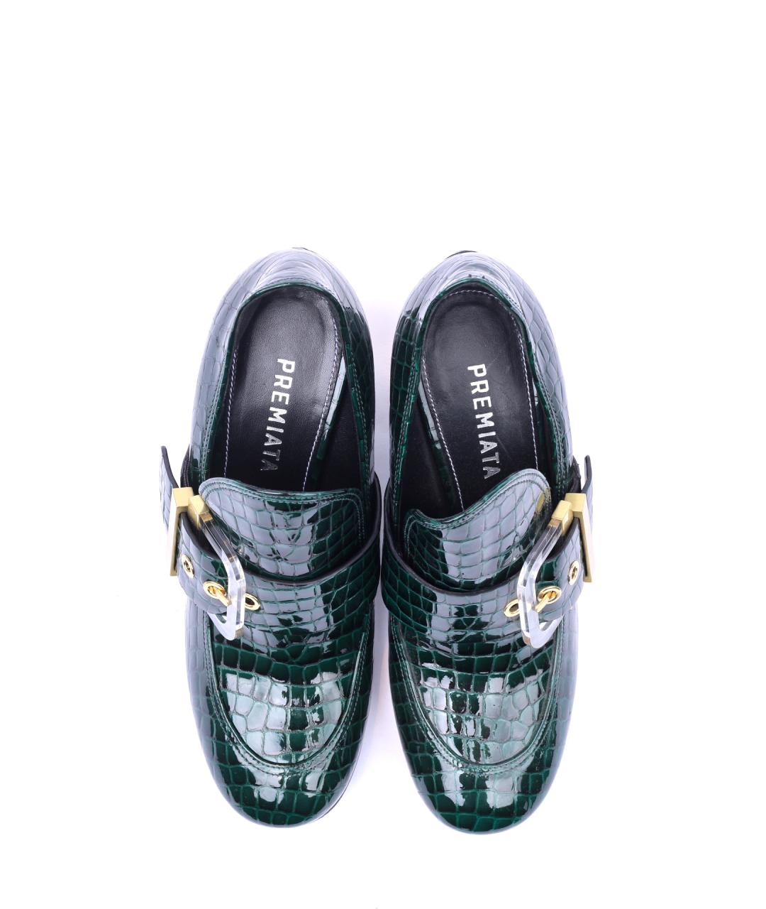 PREMIATA Зеленые кожаные туфли, фото 4