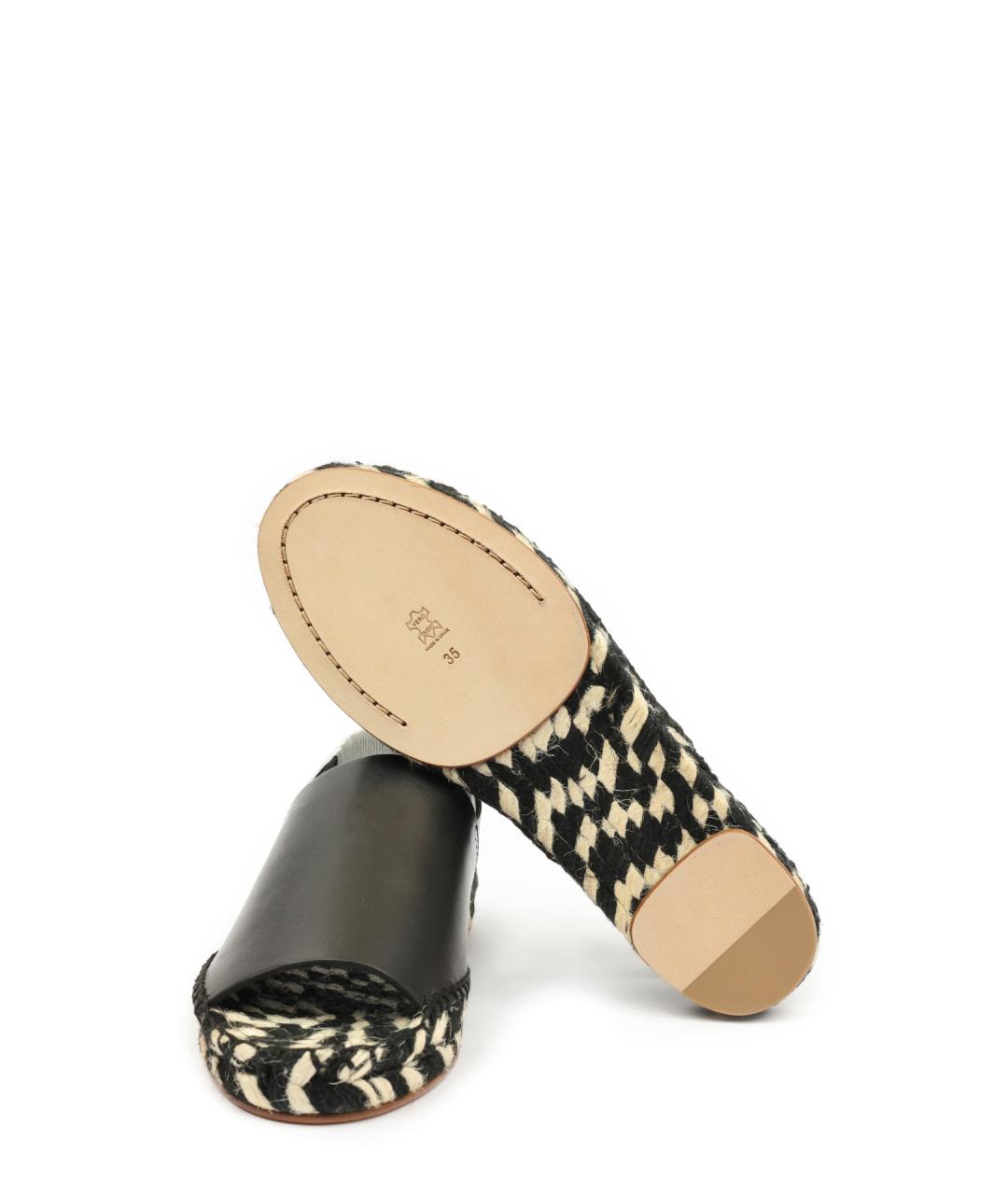 PROENZA SCHOULER Черные кожаные сабо, фото 5