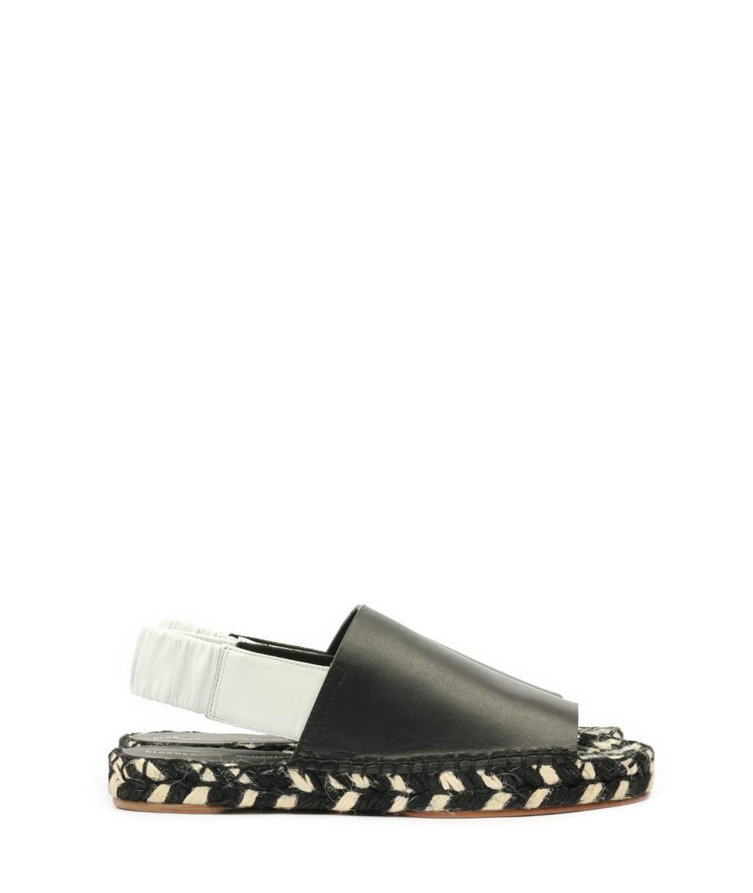 PROENZA SCHOULER Черные кожаные сабо, фото 1