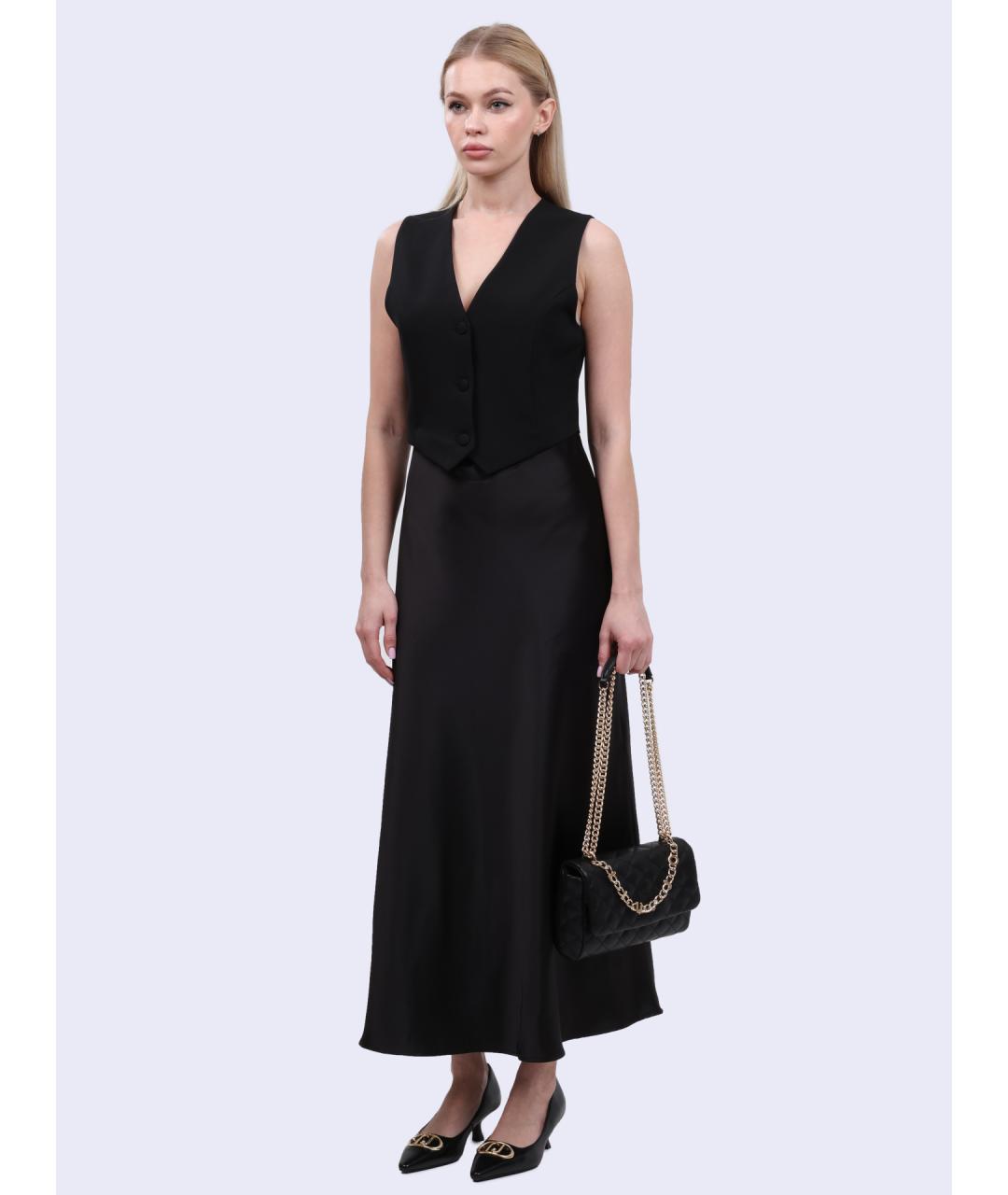 LIU JO Черное повседневное платье, фото 2