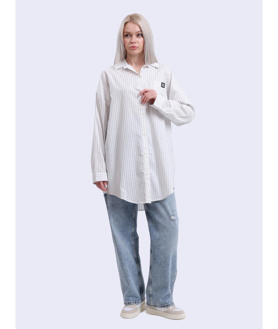 HUGO Белая рубашка, фото 2