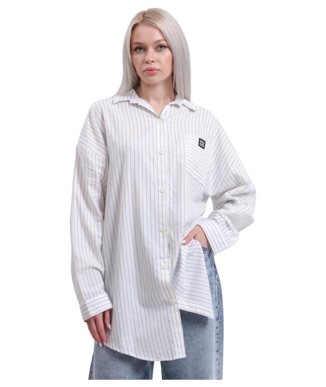 HUGO Белая рубашка, фото 1