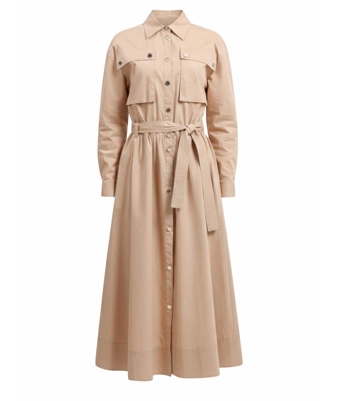 LIU JO Бежевое повседневное платье, фото 1