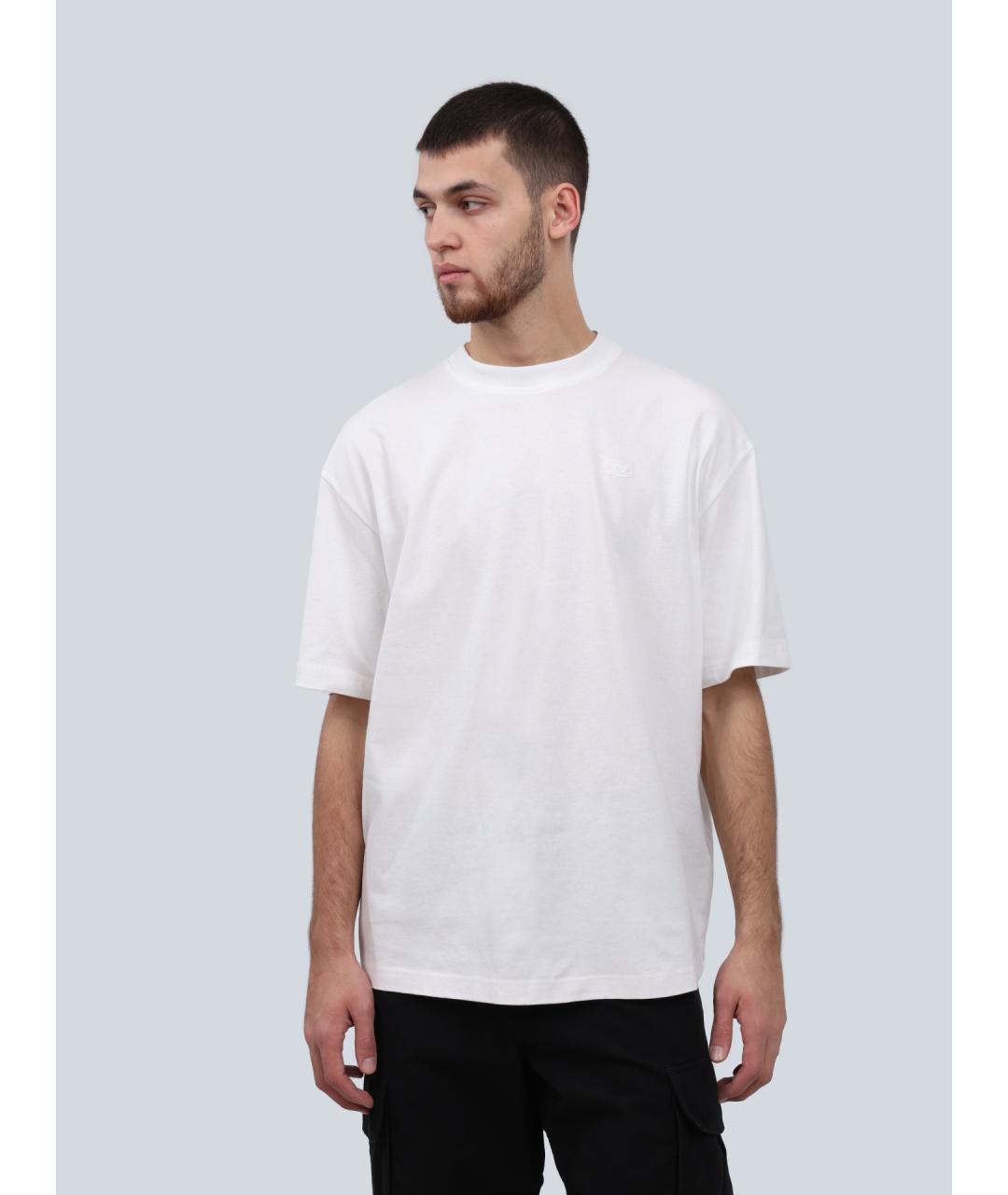 DIESEL Белая хлопковая футболка, фото 5