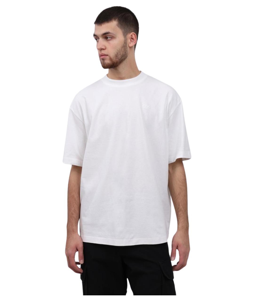 DIESEL Белая хлопковая футболка, фото 1