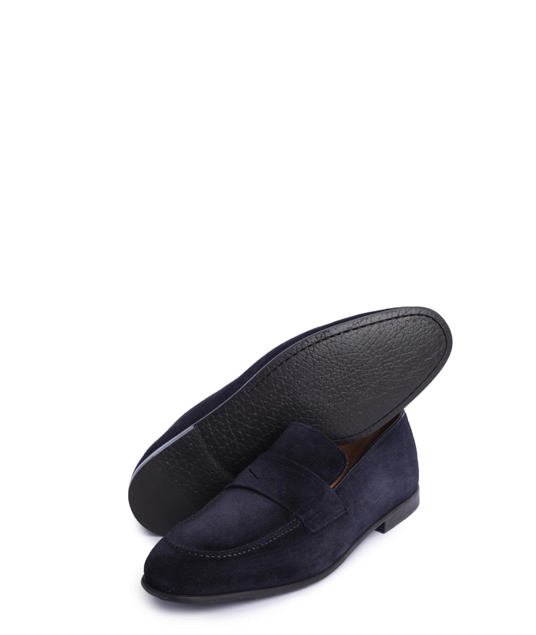 PREMIATA Синие замшевые лоферы, фото 4