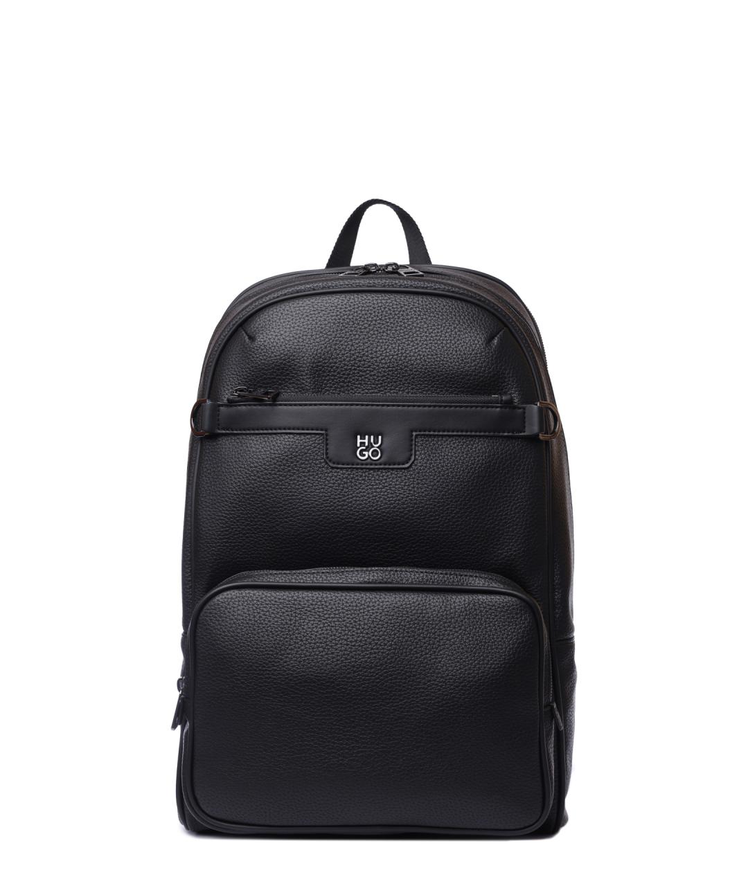 HUGO Черный рюкзак, фото 1