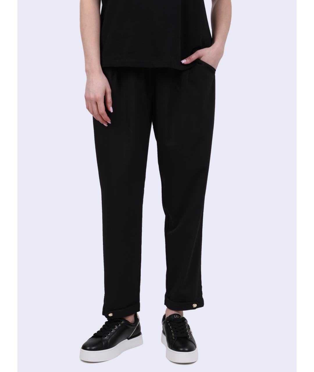 LIU JO Черные прямые брюки, фото 7