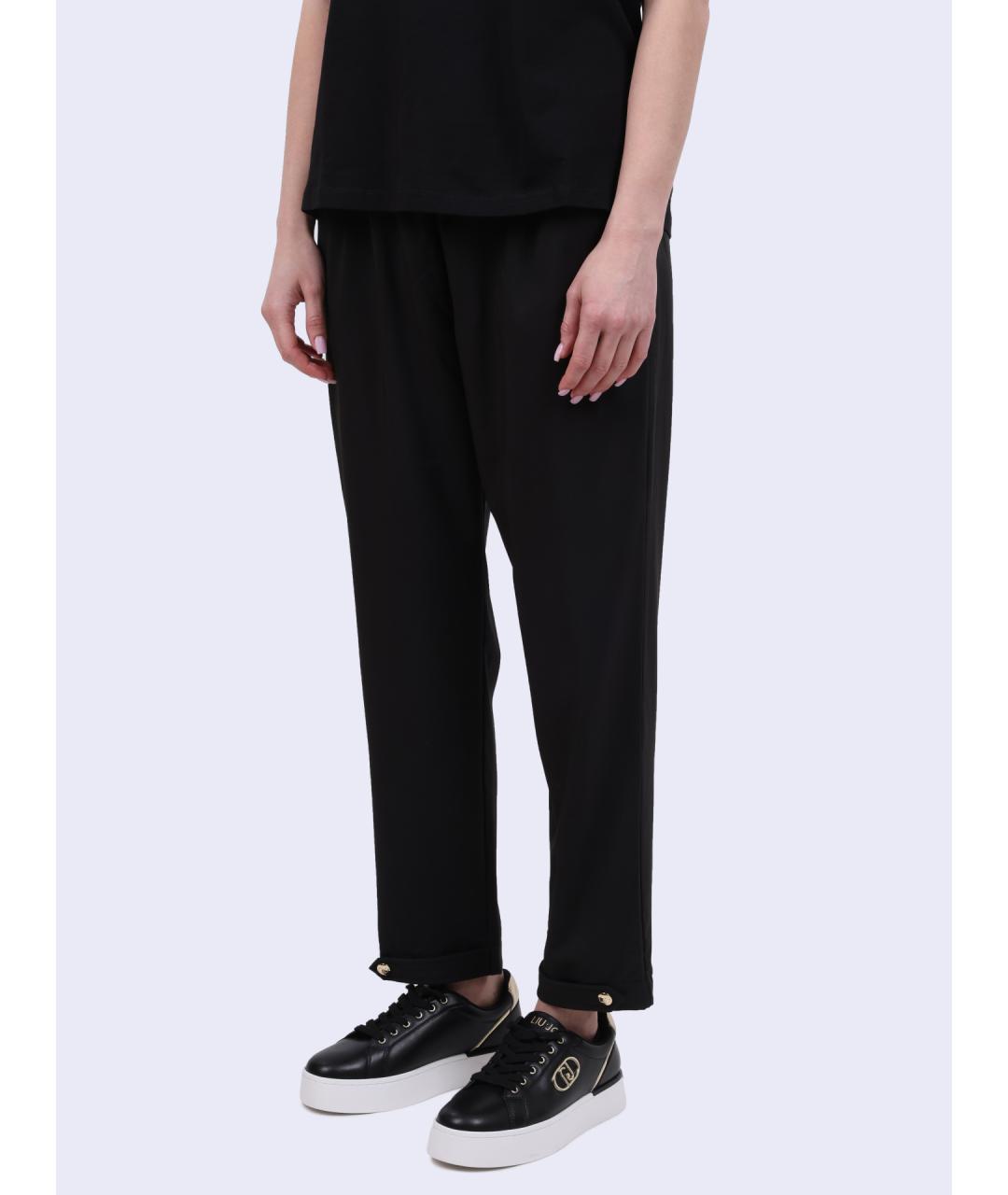 LIU JO Черные прямые брюки, фото 3