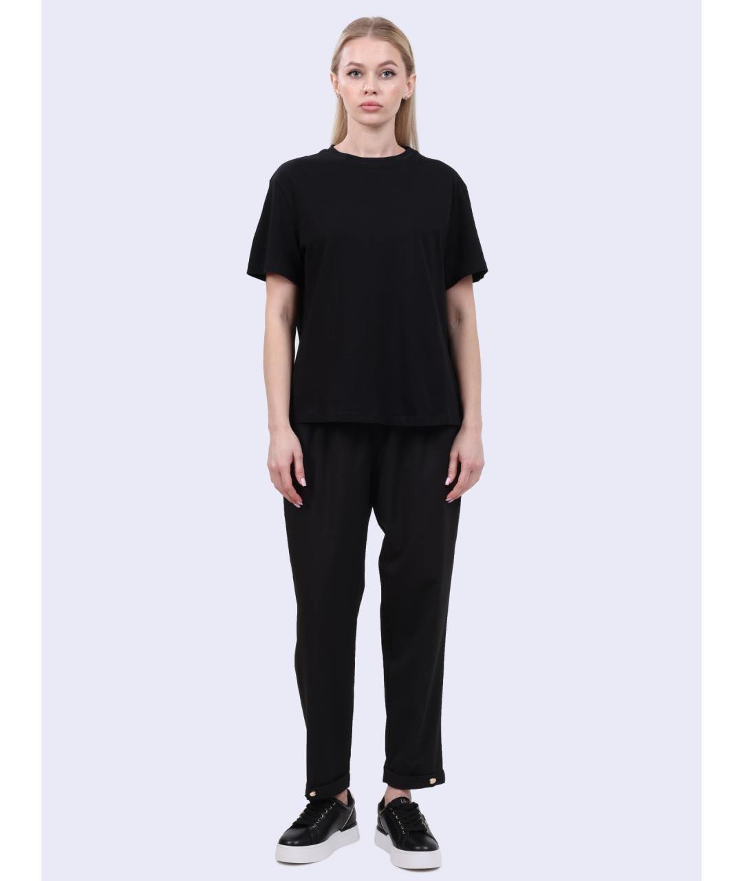 LIU JO Черные прямые брюки, фото 2