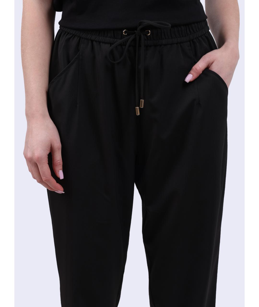 LIU JO Черные прямые брюки, фото 4