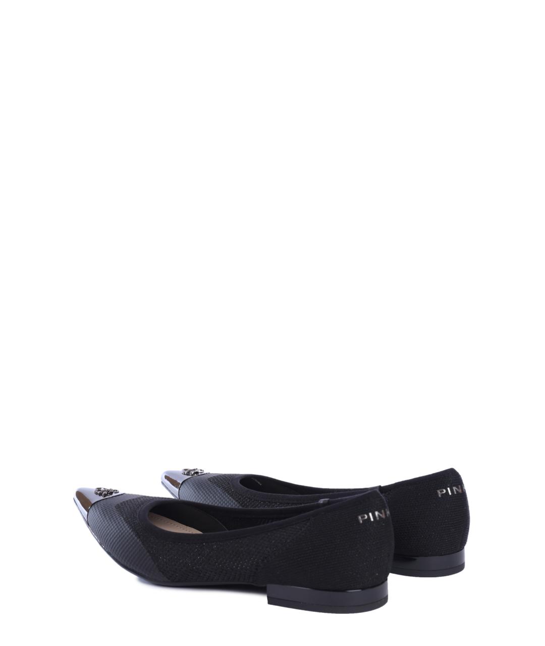 PINKO Черные текстильные туфли, фото 4