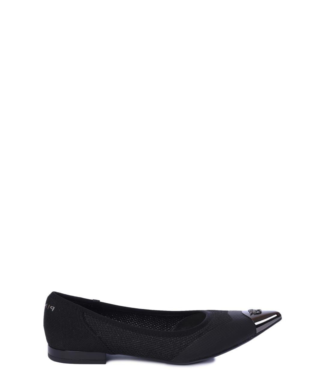 PINKO Черные текстильные туфли, фото 1