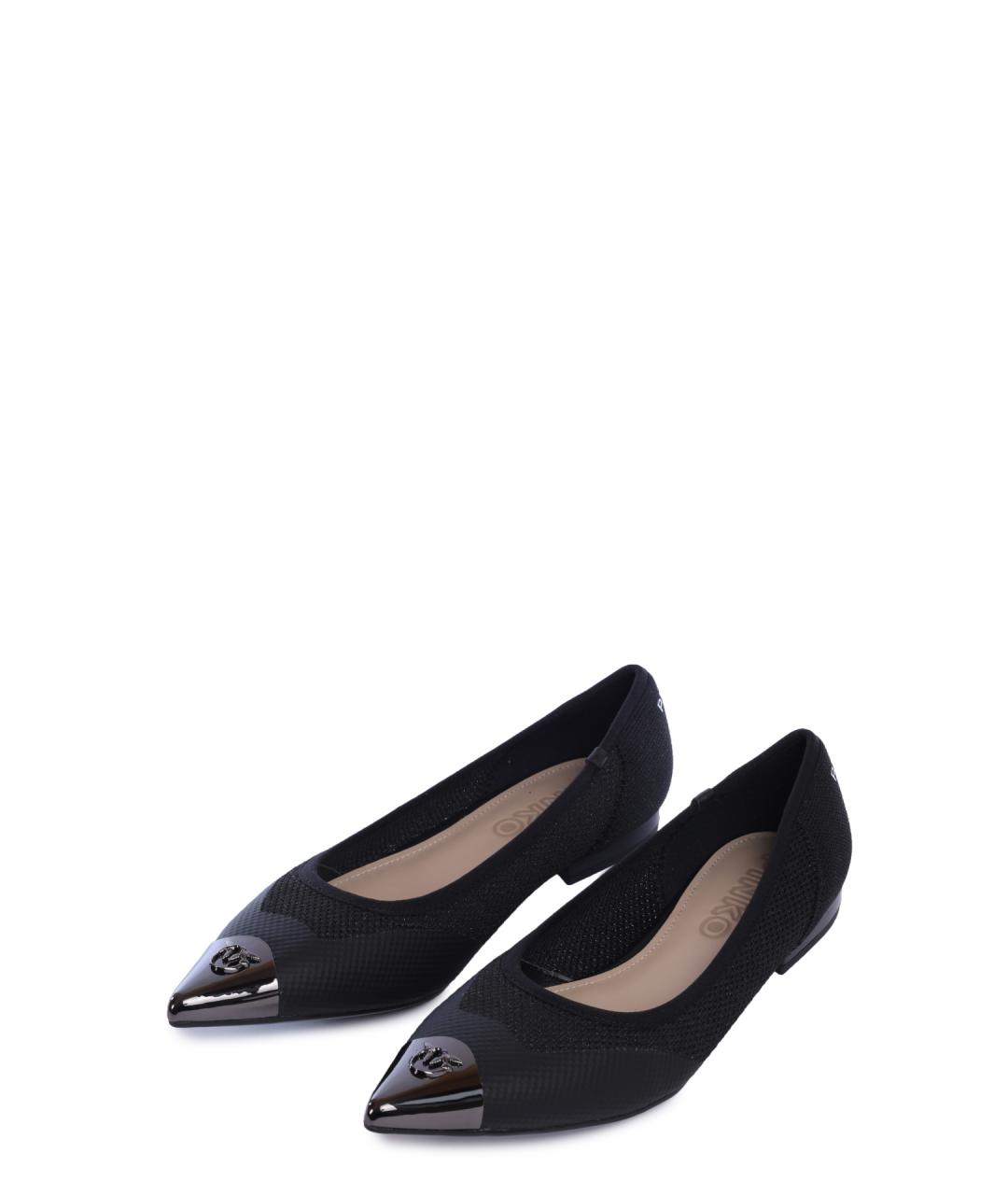 PINKO Черные текстильные туфли, фото 2