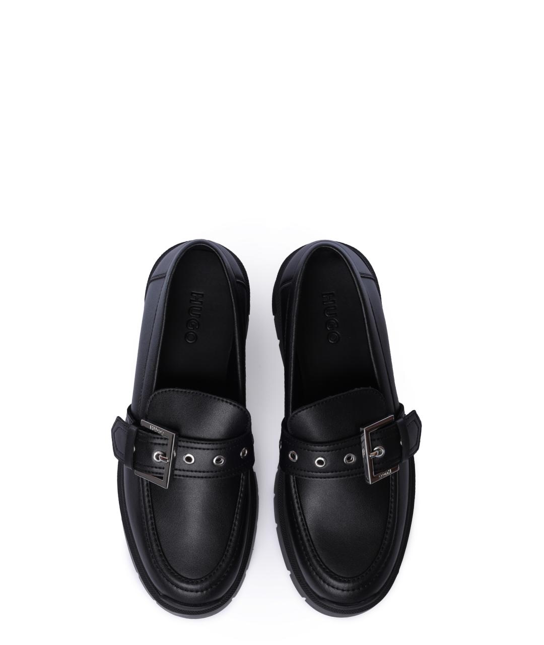 HUGO Черные лоферы, фото 4