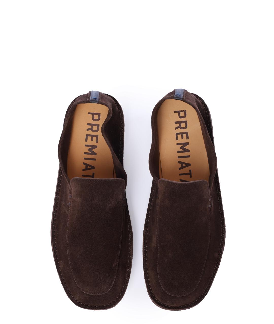PREMIATA Коричневые замшевые лоферы, фото 3