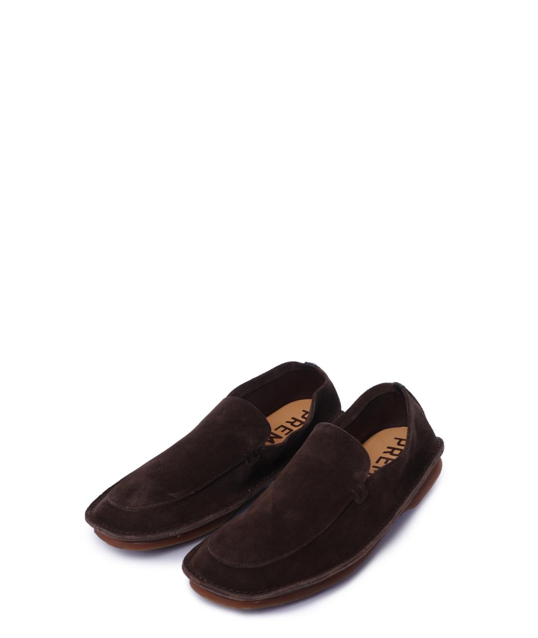 PREMIATA Коричневые замшевые лоферы, фото 2