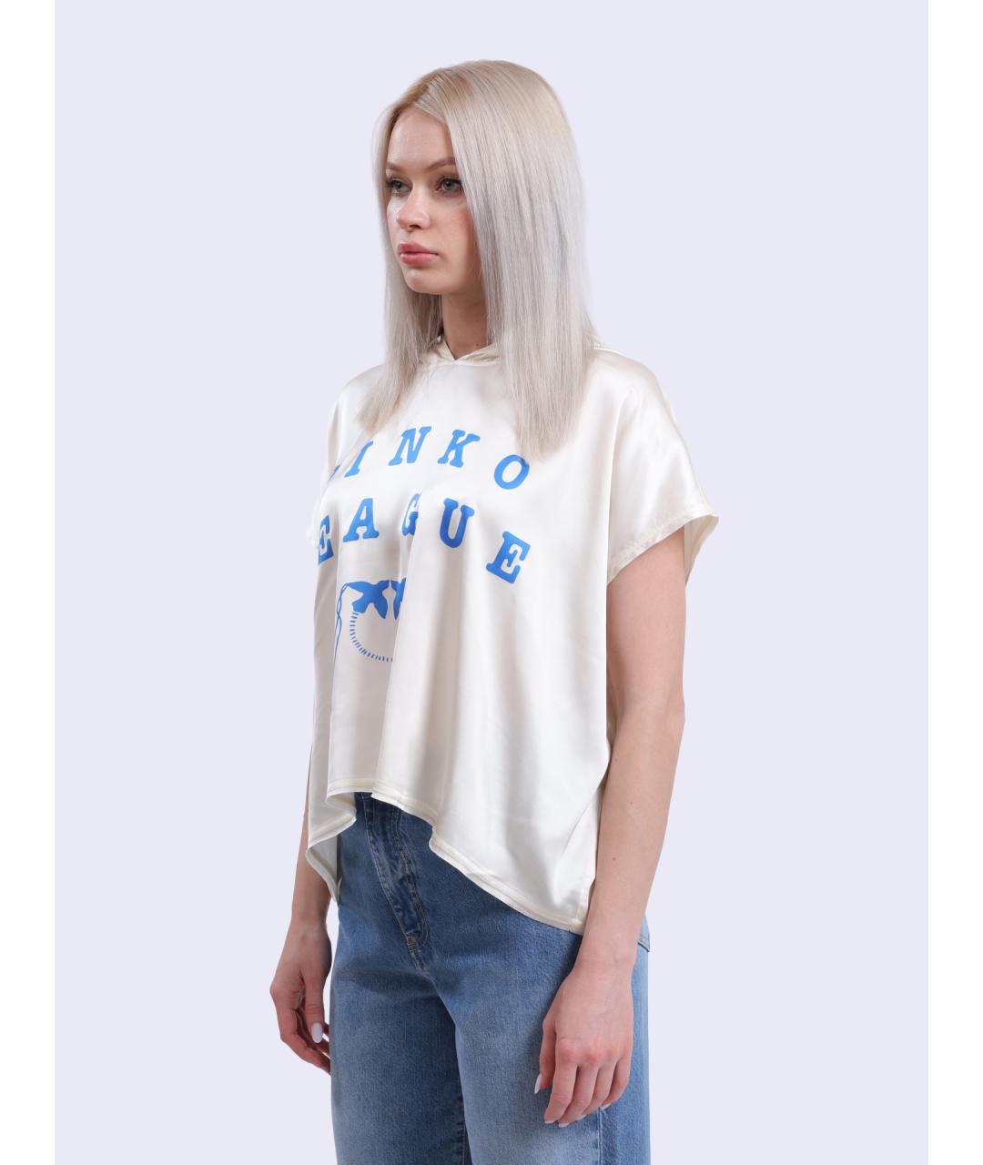 PINKO Белая футболка, фото 3