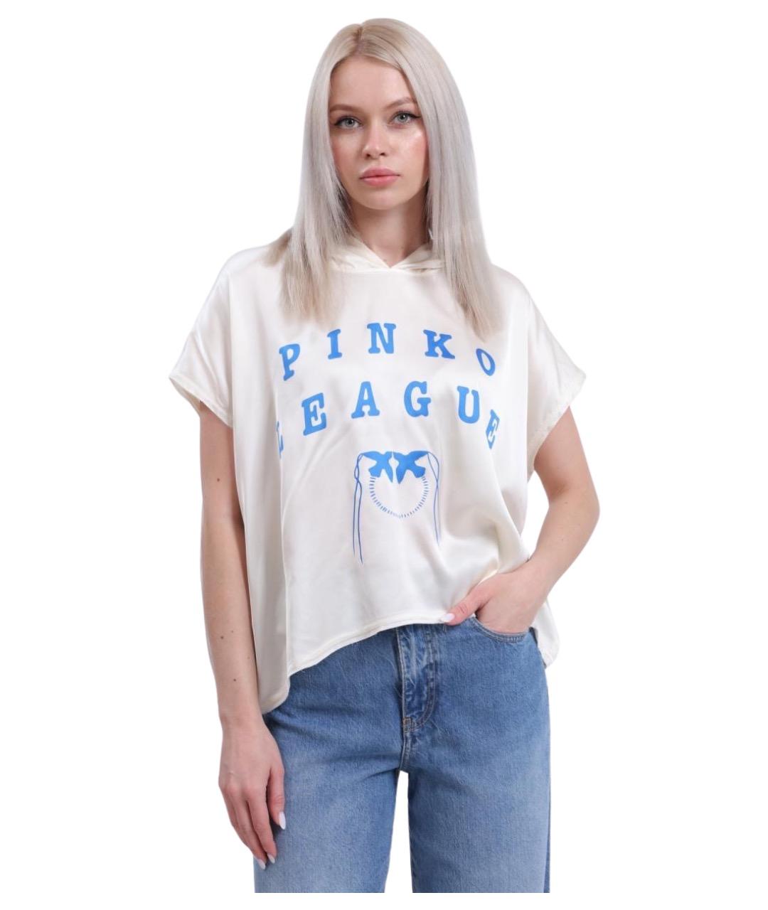 PINKO Белая футболка, фото 1