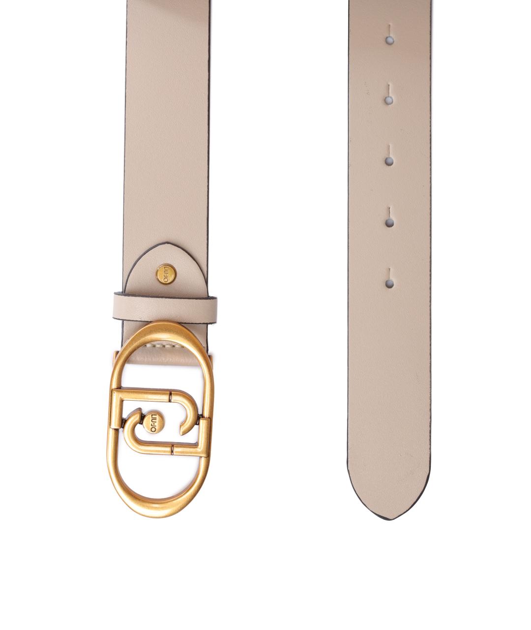 LIU JO Бежевый ремень, фото 2