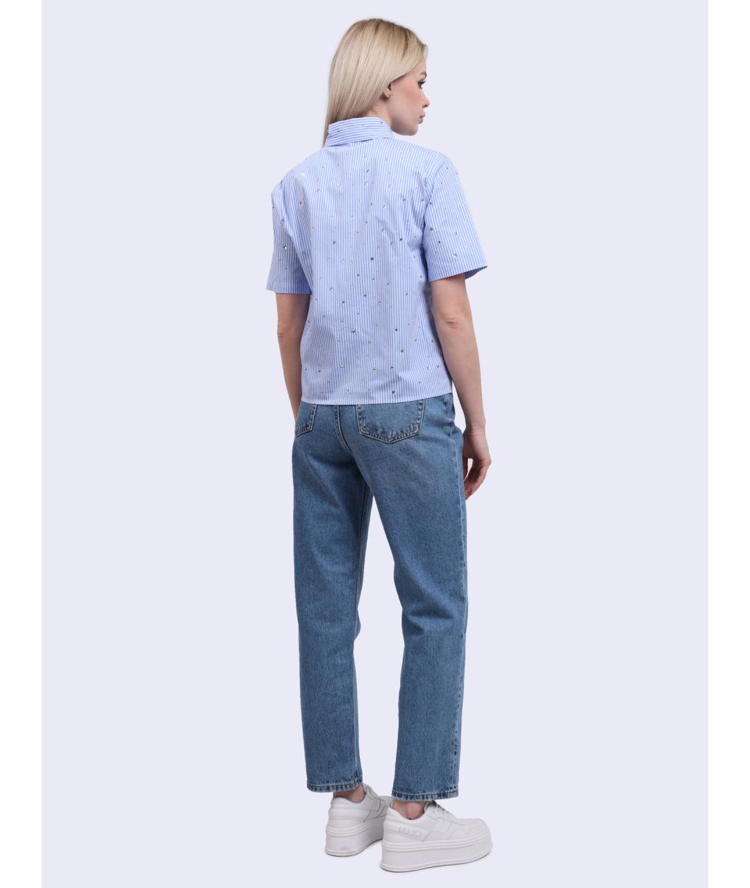 LIU JO Голубая рубашка, фото 4