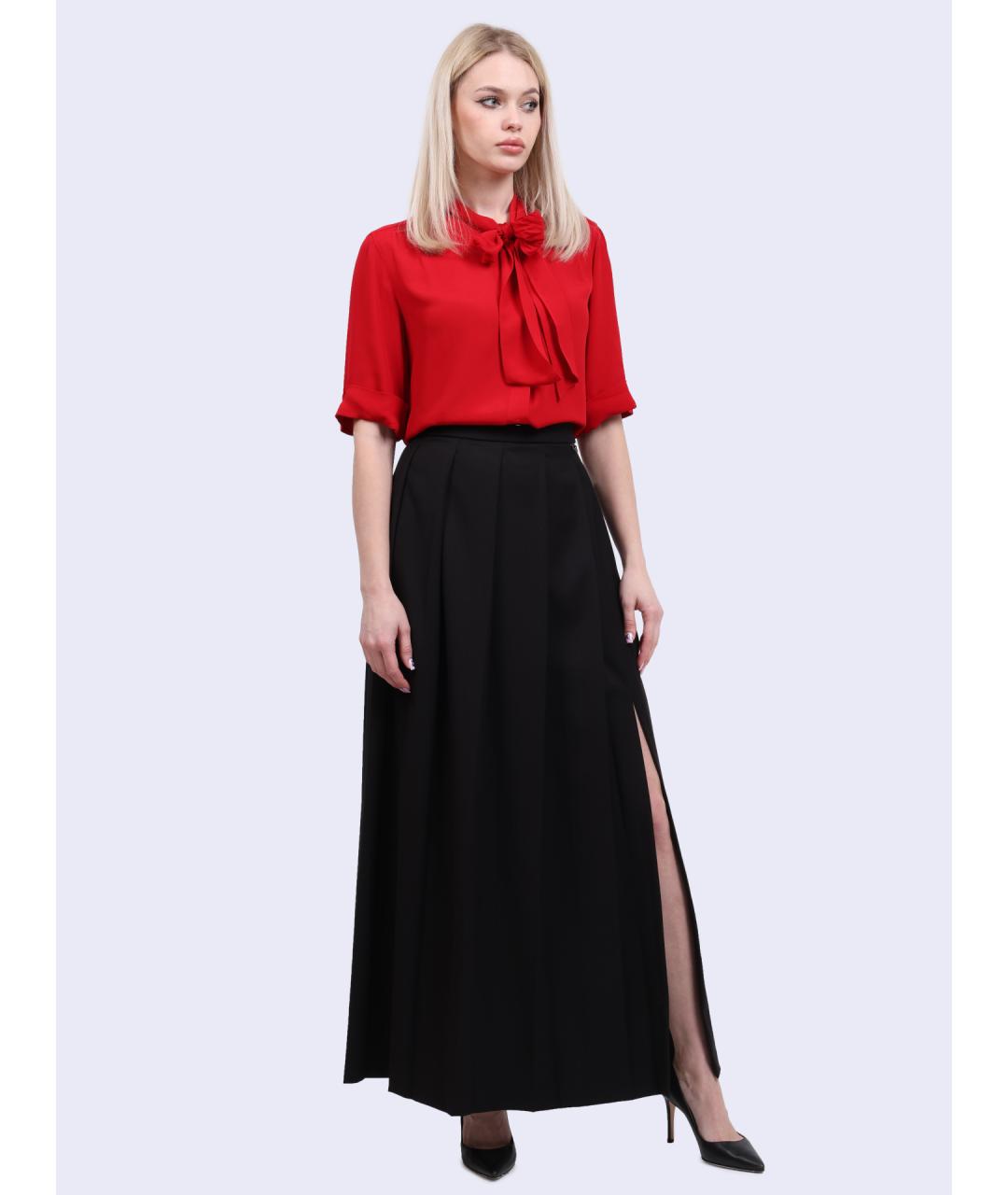 LIU JO Черная юбка миди, фото 2