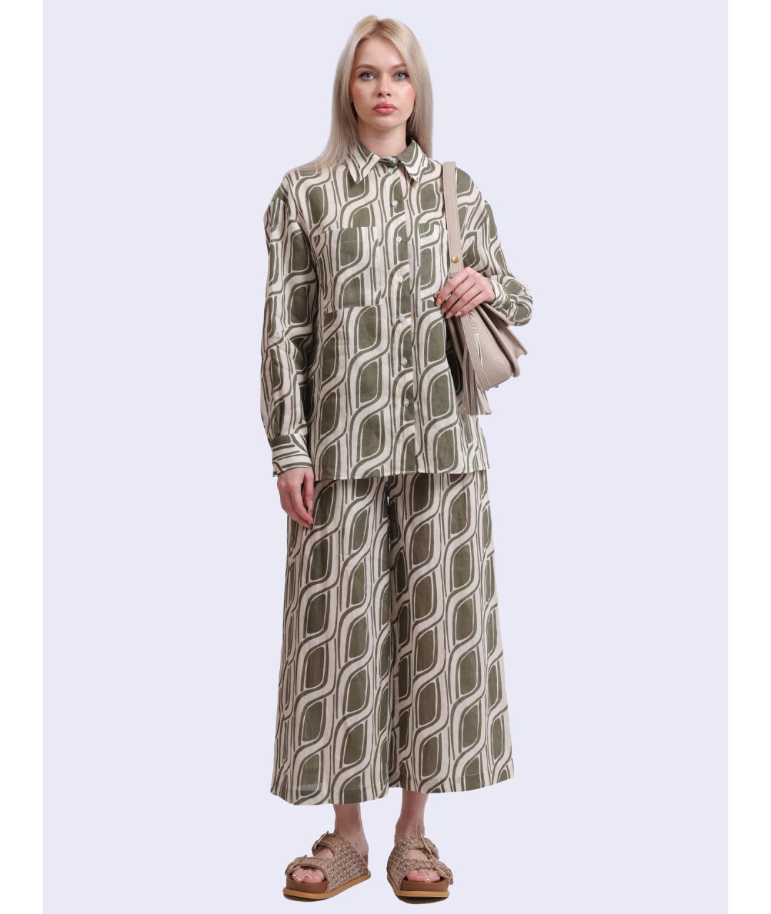 LIU JO Бежевые кюлоты, фото 2