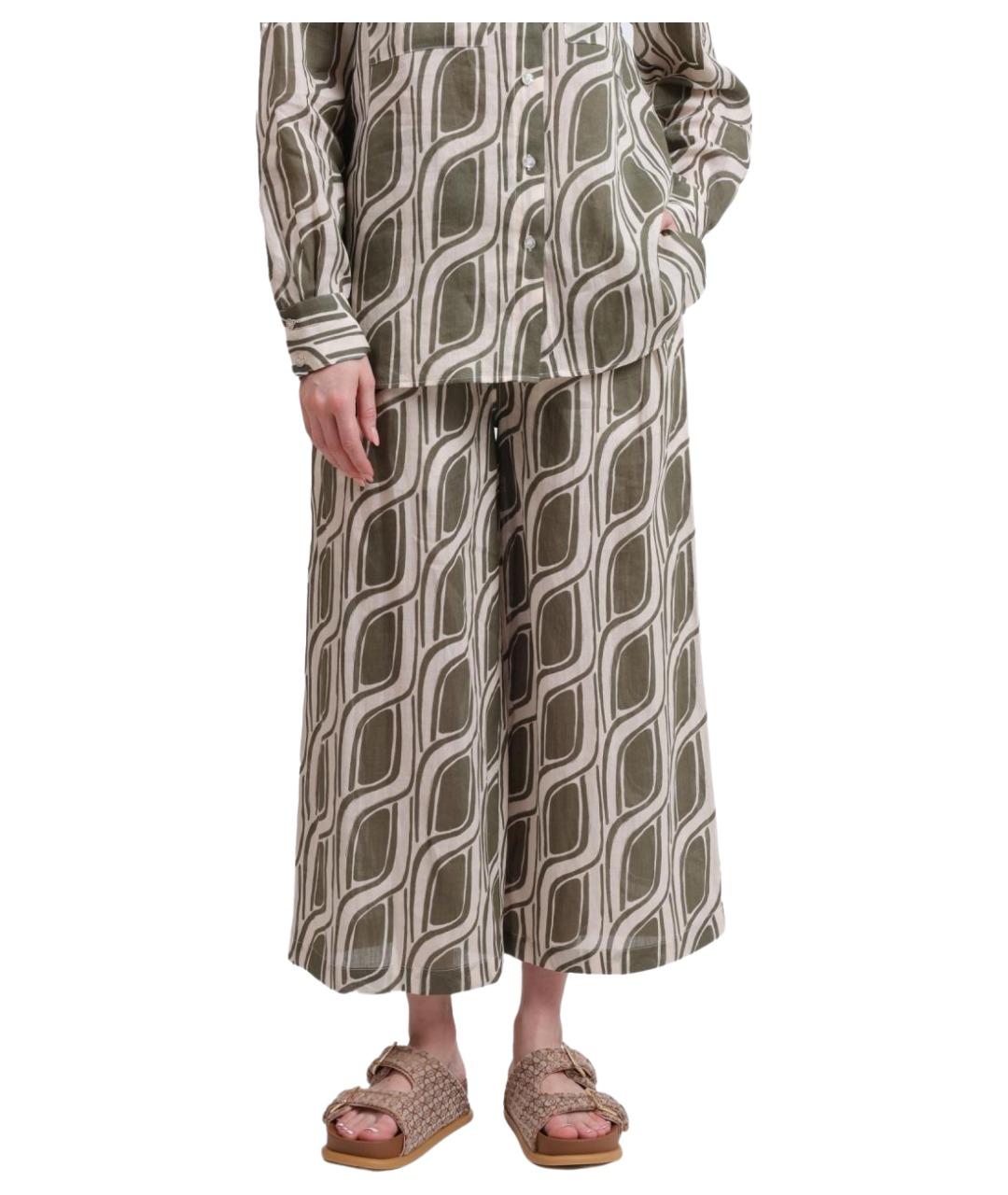 LIU JO Бежевые кюлоты, фото 1