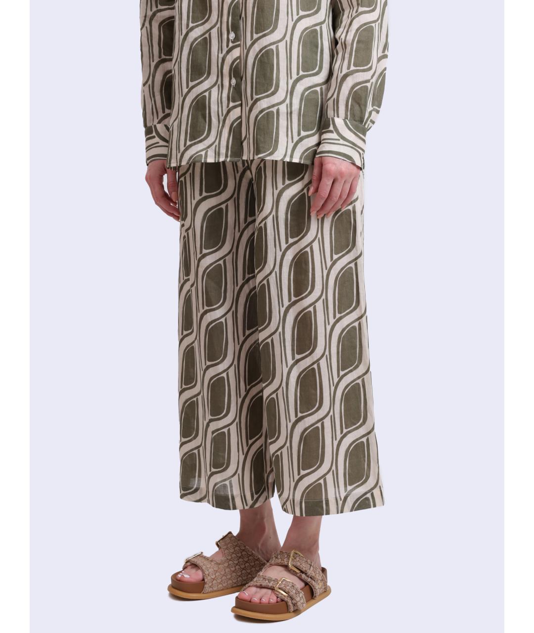 LIU JO Бежевые кюлоты, фото 3