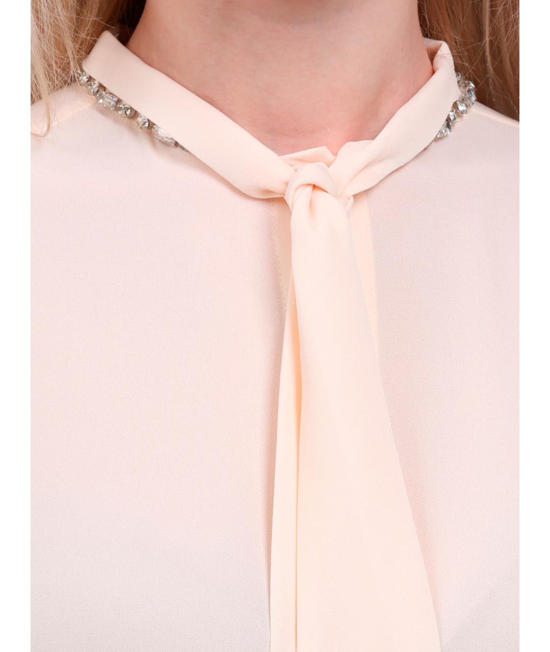 LIU JO Бежевая полиэстеровая рубашка, фото 4