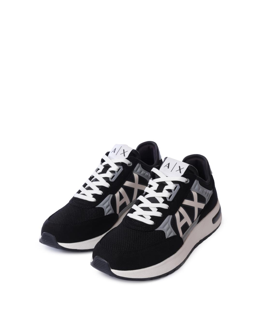 ARMANI EXCHANGE Черные высокие кроссовки / кеды, фото 2
