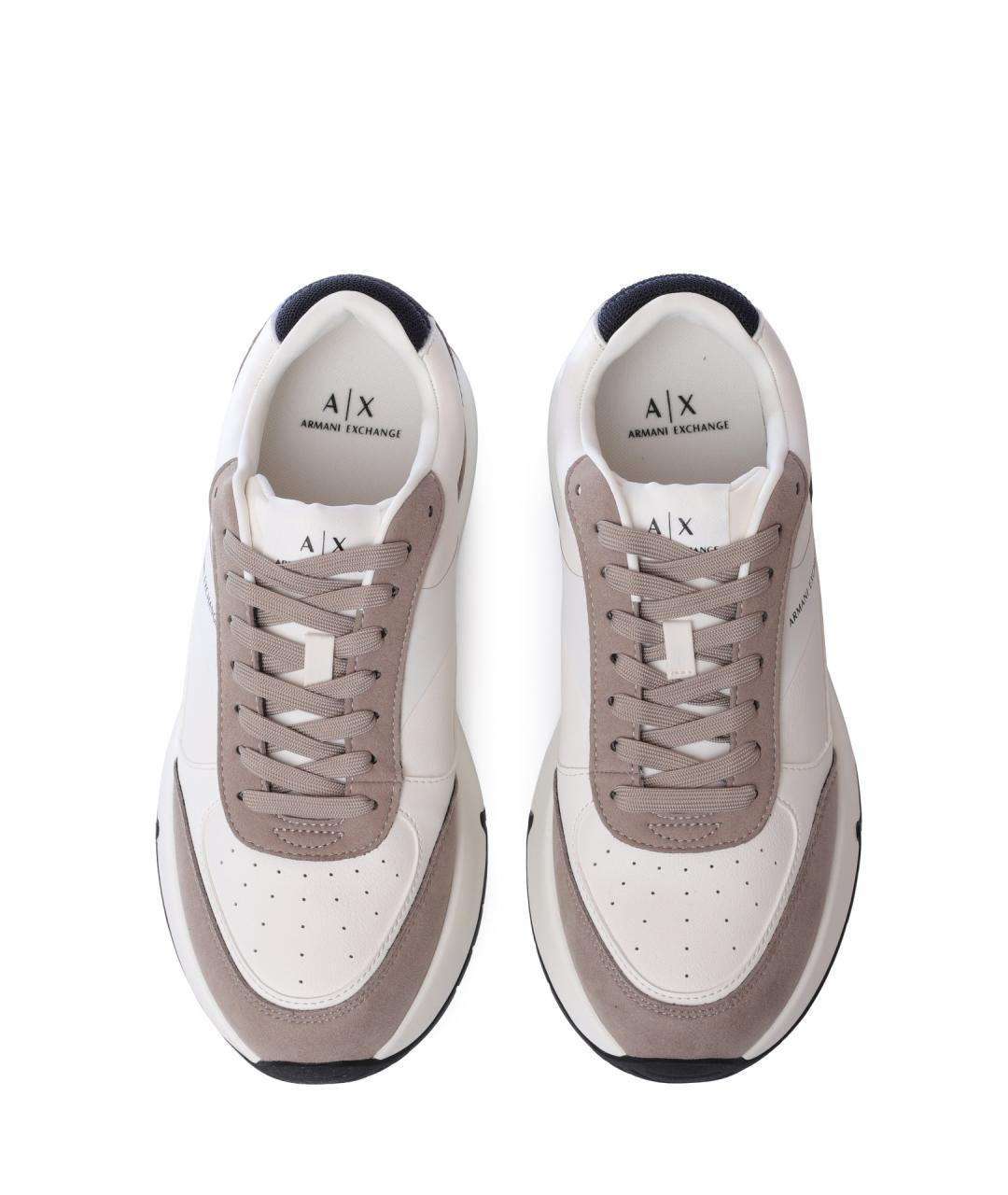 ARMANI EXCHANGE Мульти низкие кроссовки / кеды из искусственной кожи, фото 4