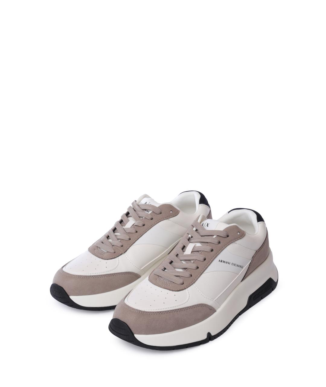 ARMANI EXCHANGE Мульти низкие кроссовки / кеды из искусственной кожи, фото 3