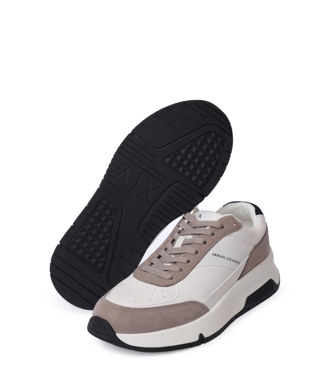 ARMANI EXCHANGE Мульти низкие кроссовки / кеды из искусственной кожи, фото 5