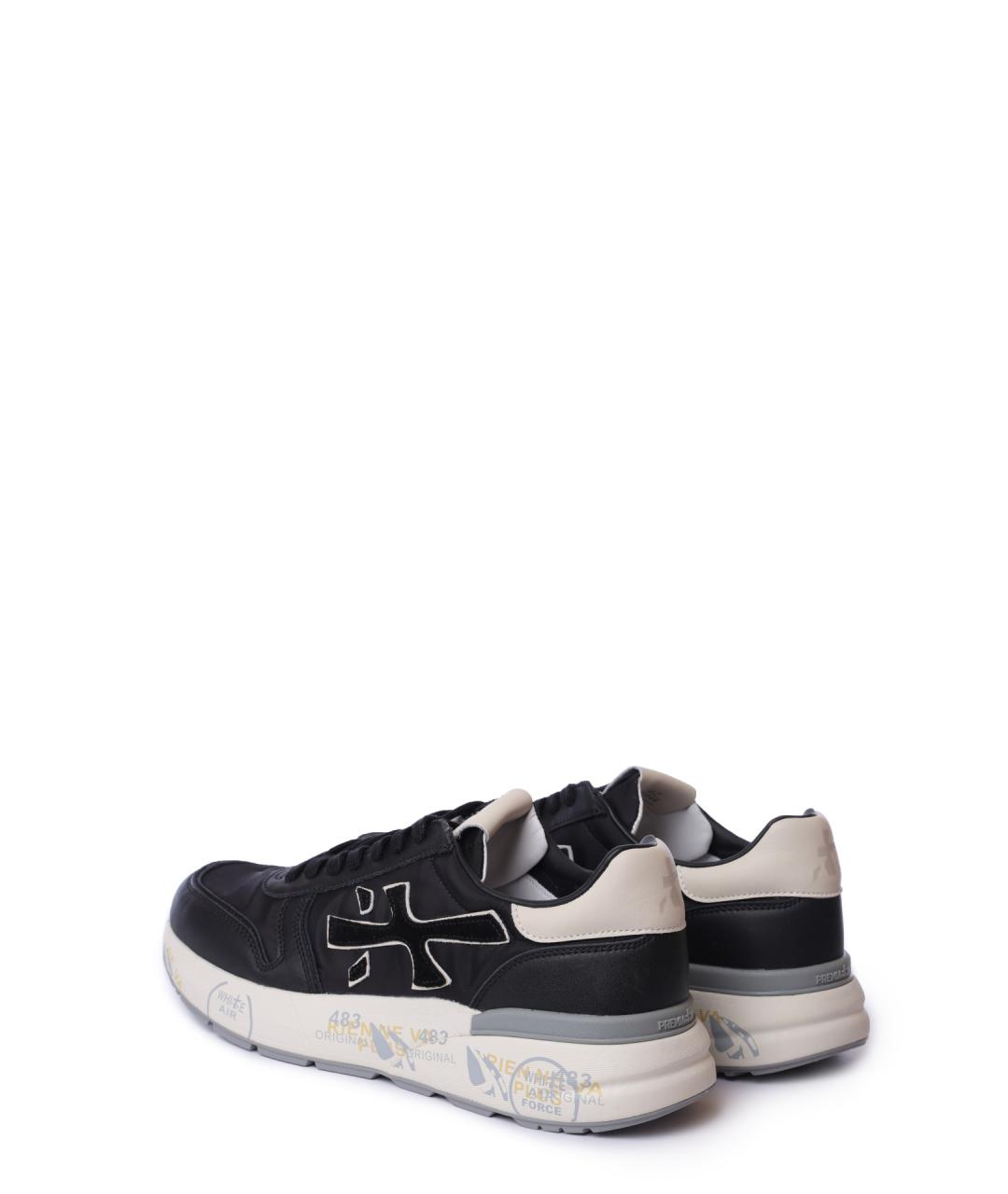 PREMIATA Черные низкие кроссовки / кеды, фото 5