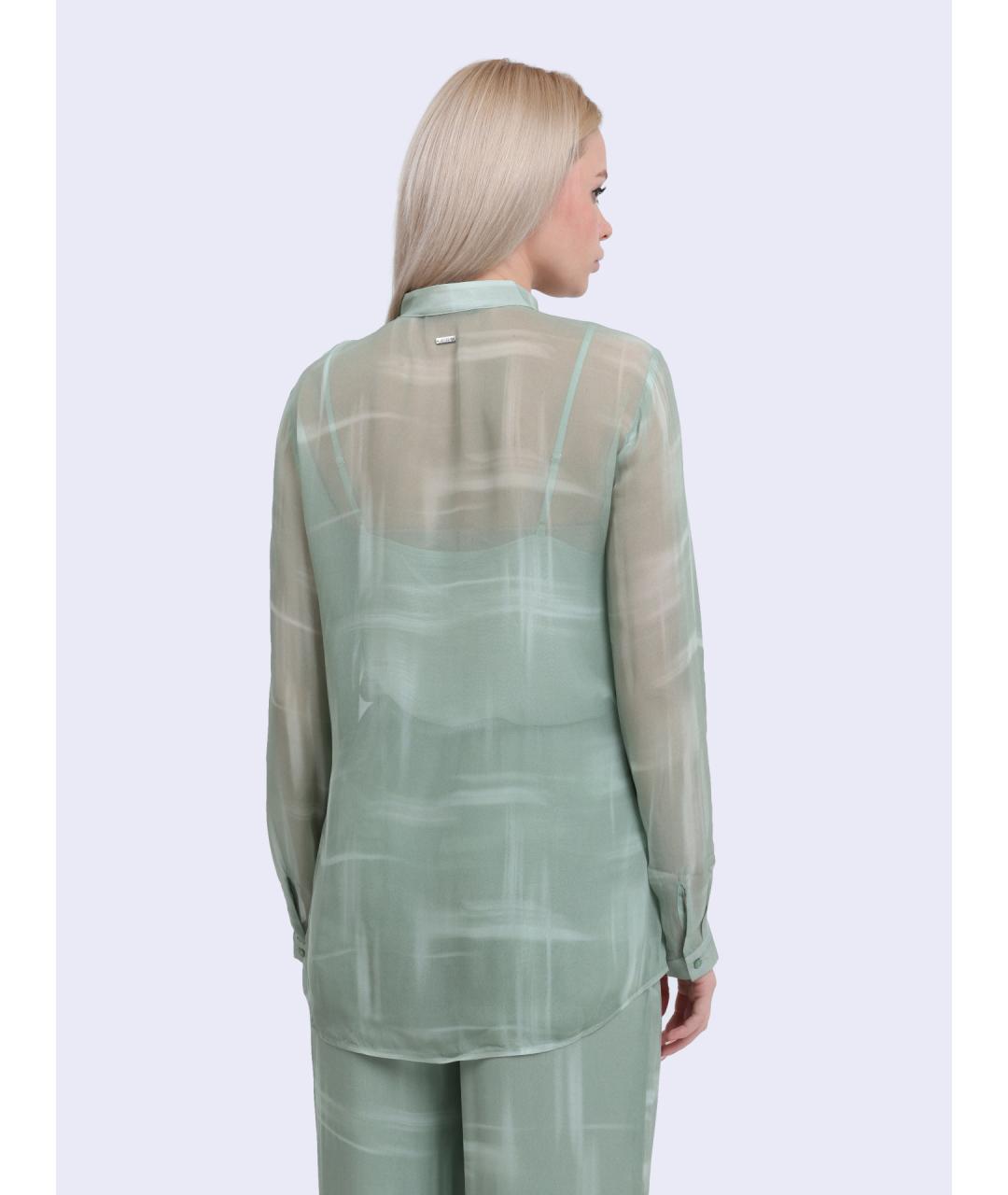 ARMANI EXCHANGE Зеленая рубашка, фото 4