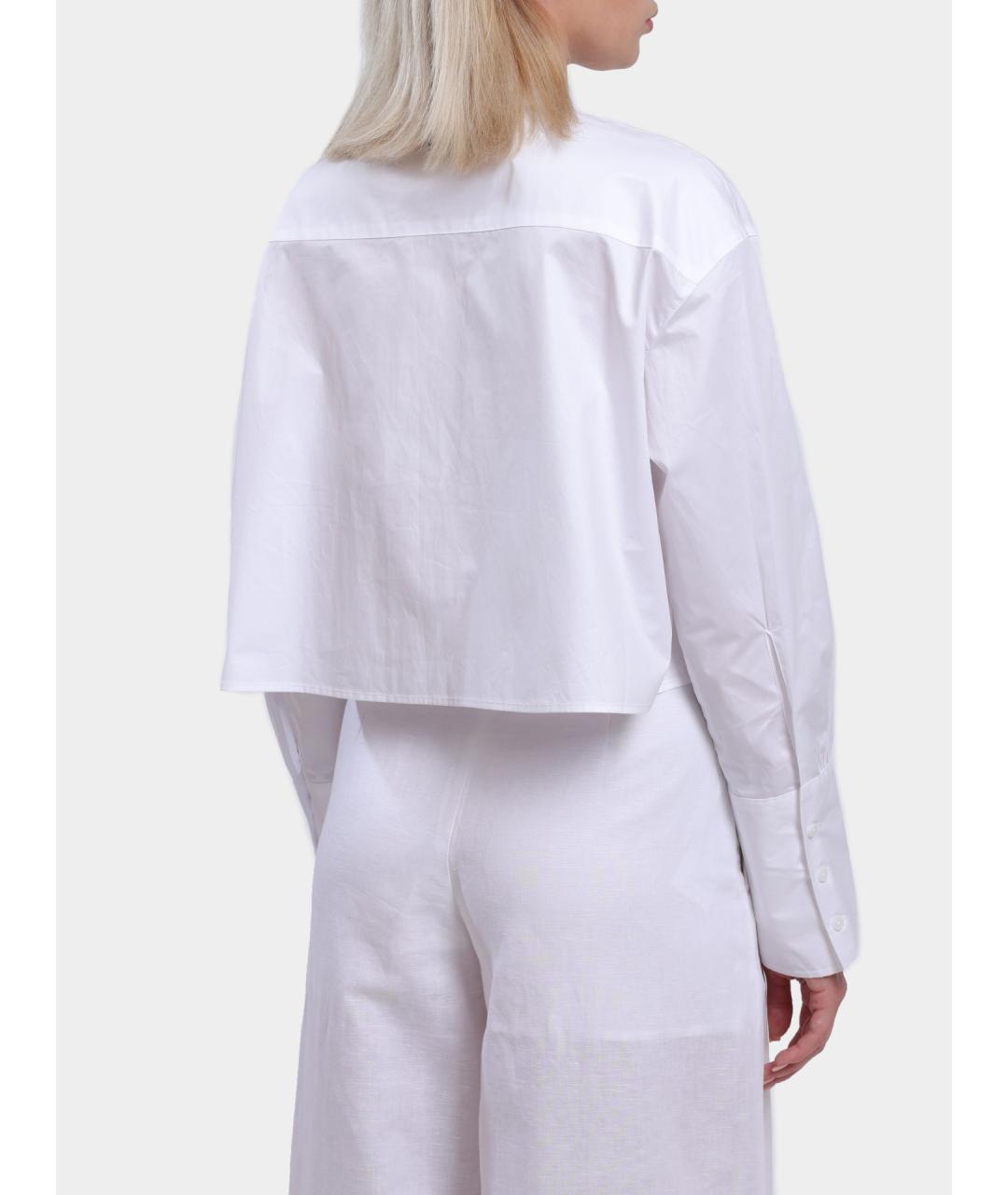 ARMANI EXCHANGE Белая хлопковая рубашка, фото 4