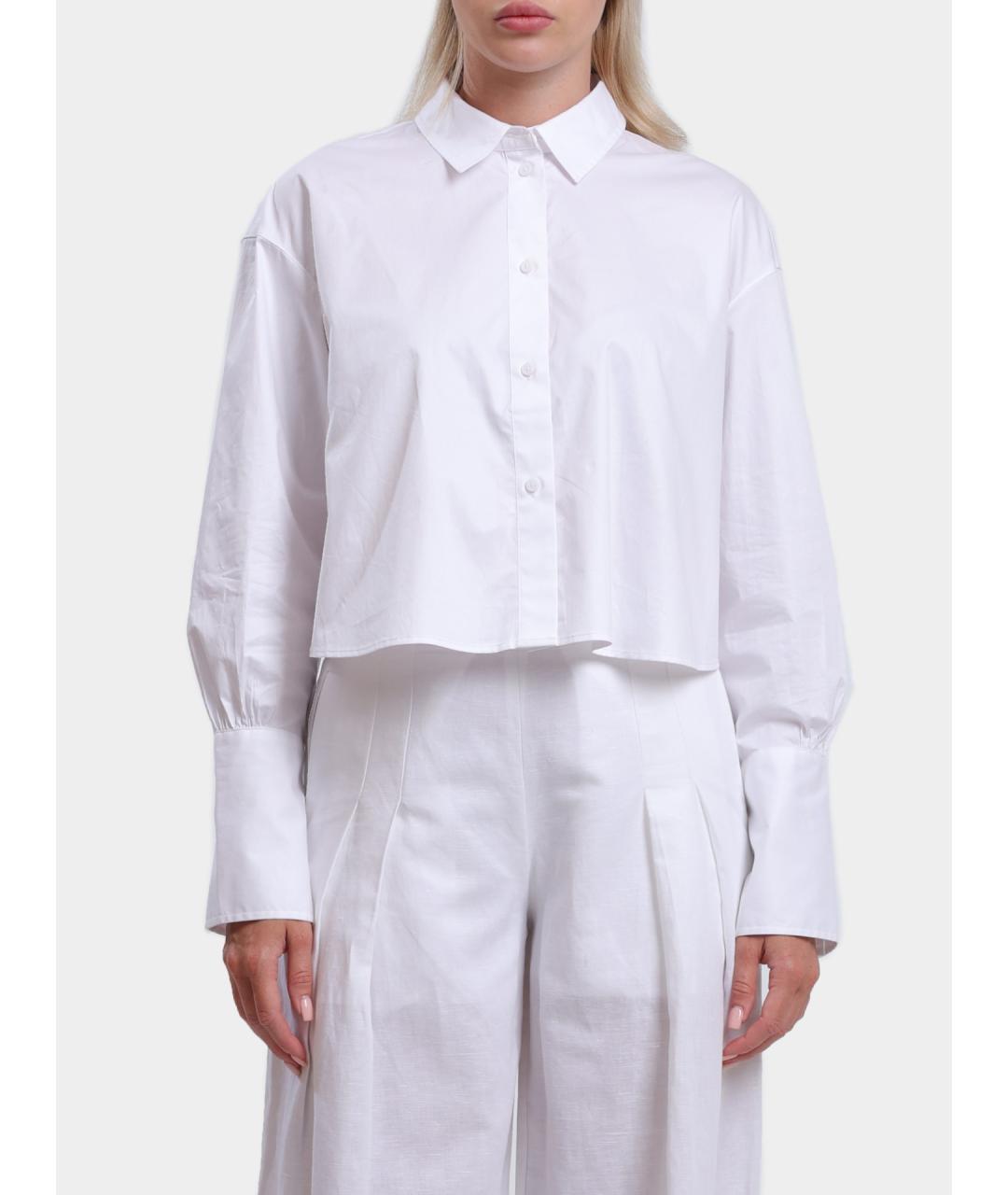 ARMANI EXCHANGE Белая хлопковая рубашка, фото 6