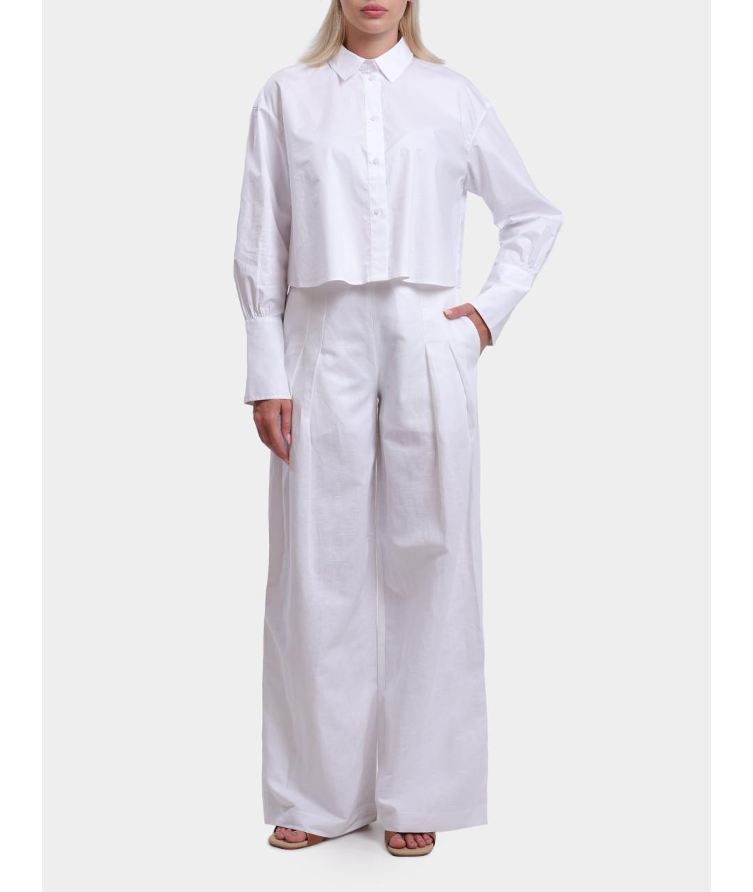 ARMANI EXCHANGE Белая хлопковая рубашка, фото 2