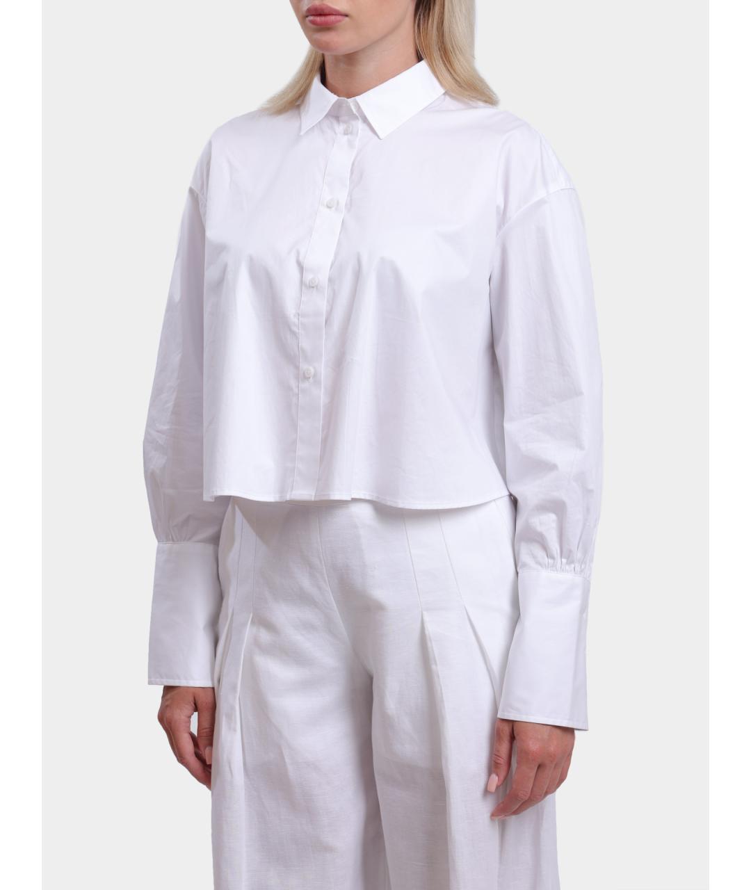 ARMANI EXCHANGE Белая хлопковая рубашка, фото 3