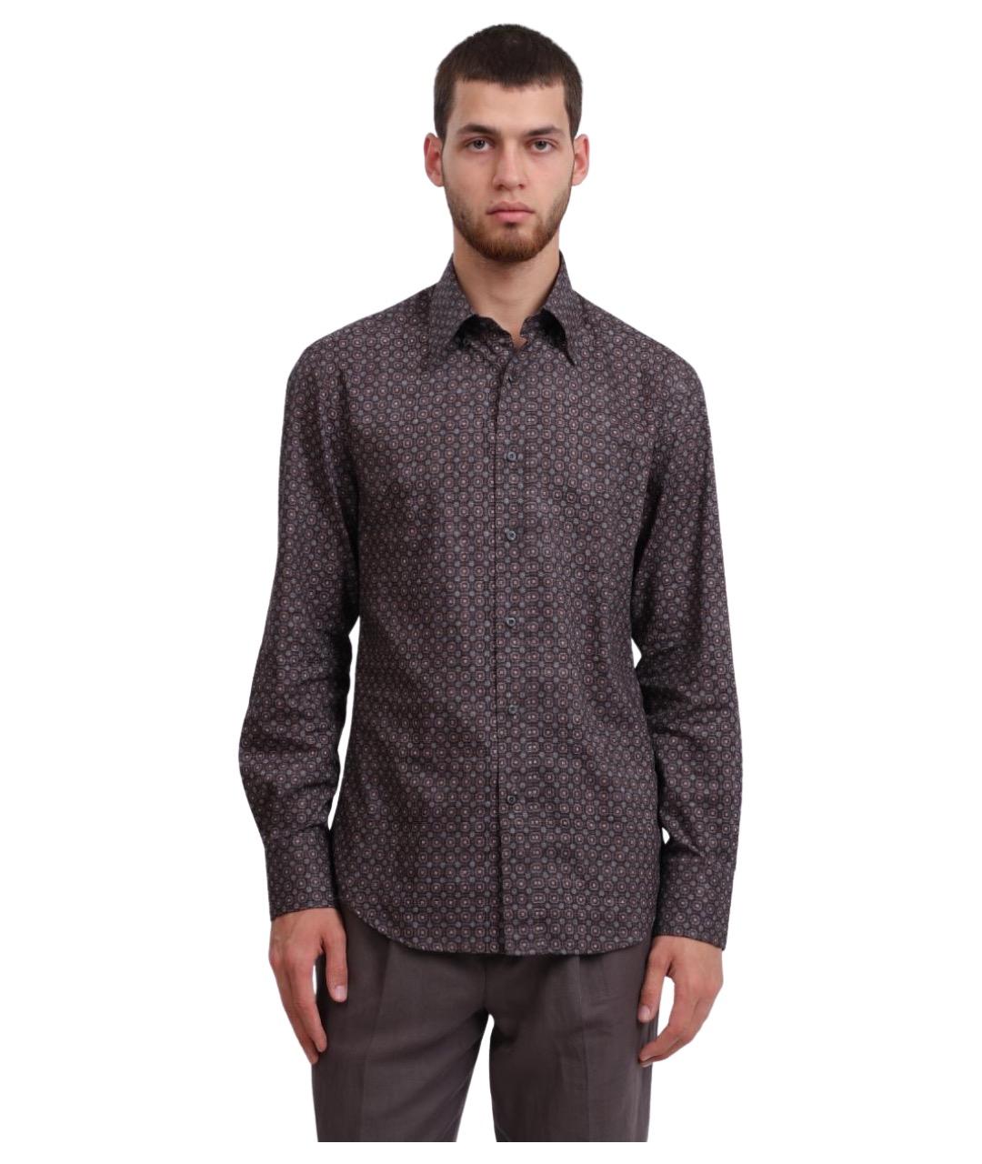 BRUNELLO CUCINELLI Мульти хлопковая кэжуал рубашка, фото 1