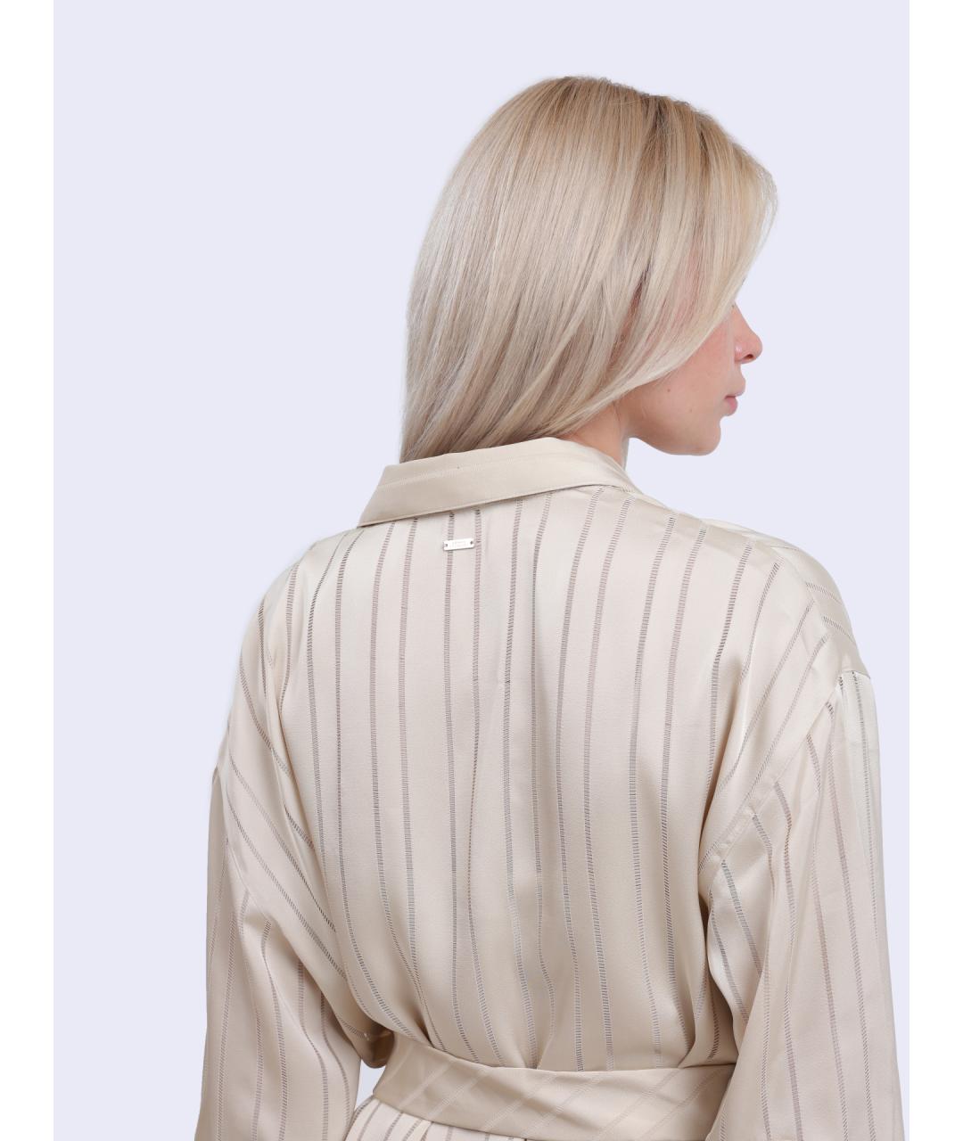 ARMANI EXCHANGE Бежевое повседневное платье, фото 4