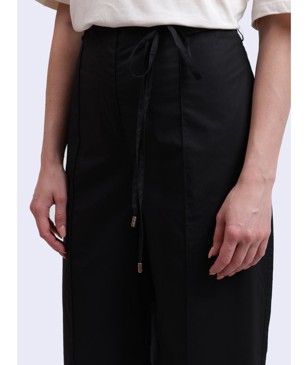 LIU JO Черные прямые брюки, фото 4
