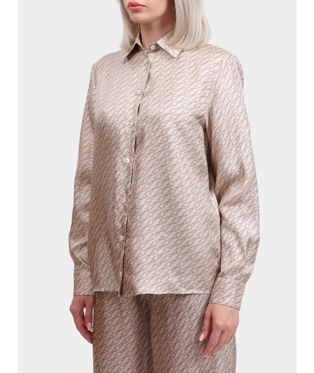 HERNO Бежевая хлопковая рубашка, фото 3