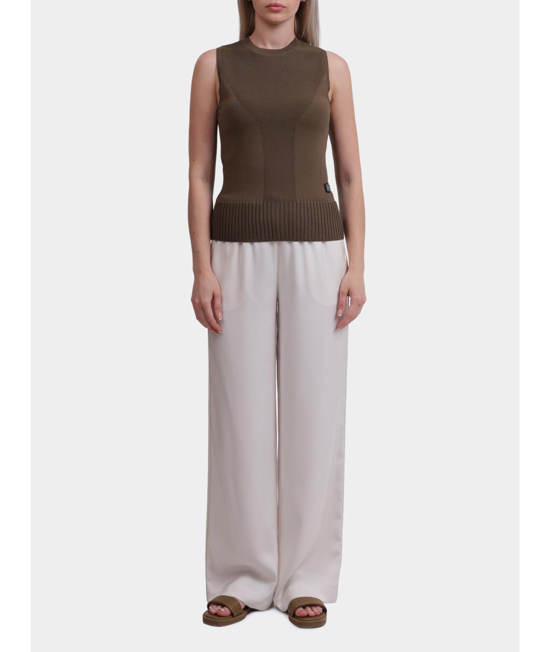 ARMANI EXCHANGE Коричневая майка, фото 2