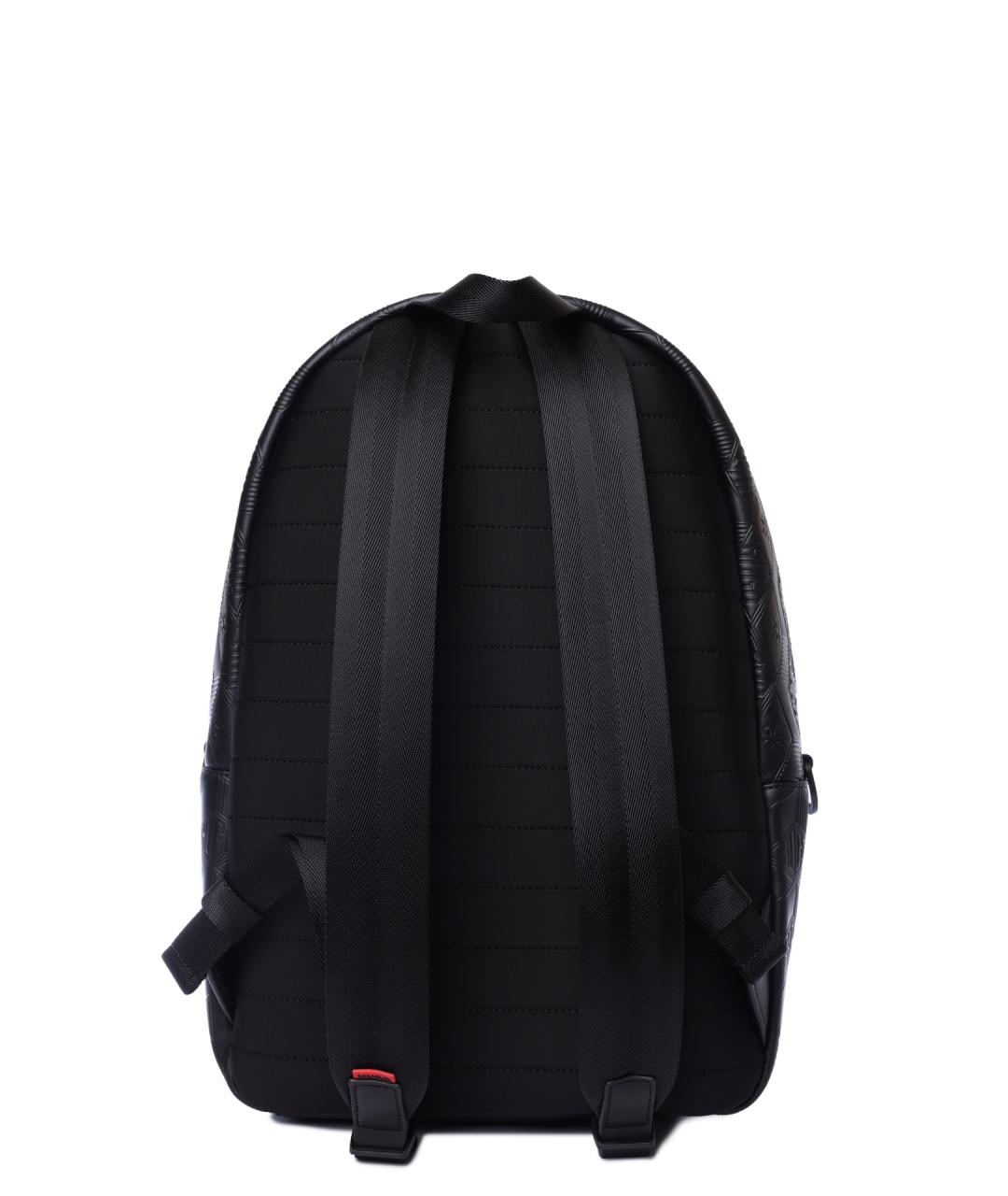 HUGO Черный рюкзак из искусственной кожи, фото 4