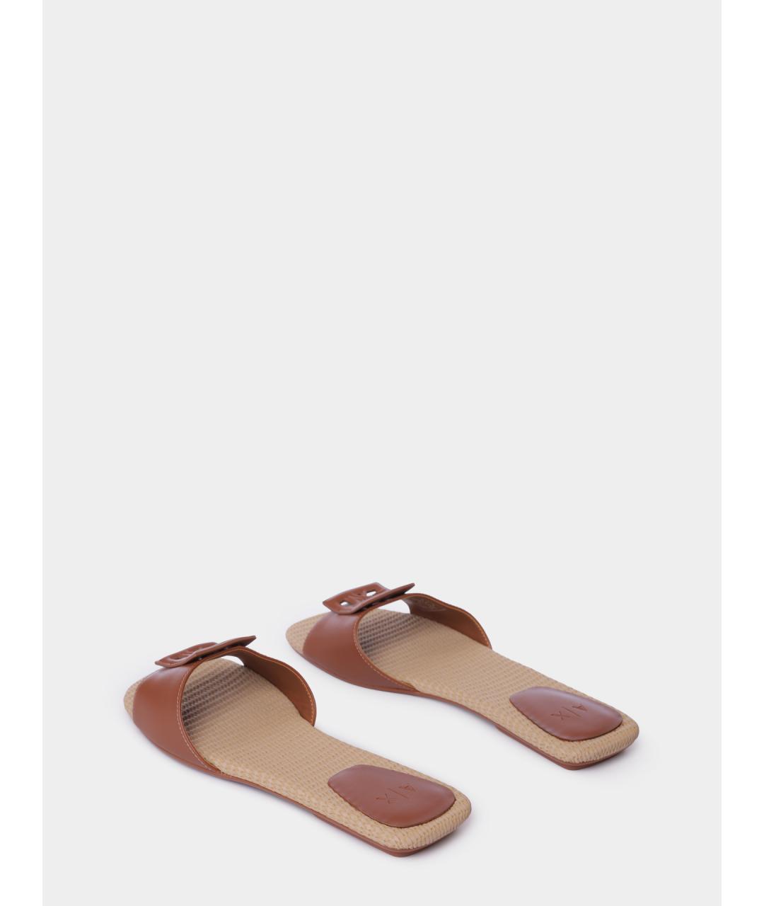 ARMANI EXCHANGE Коричневые шлепанцы, фото 4