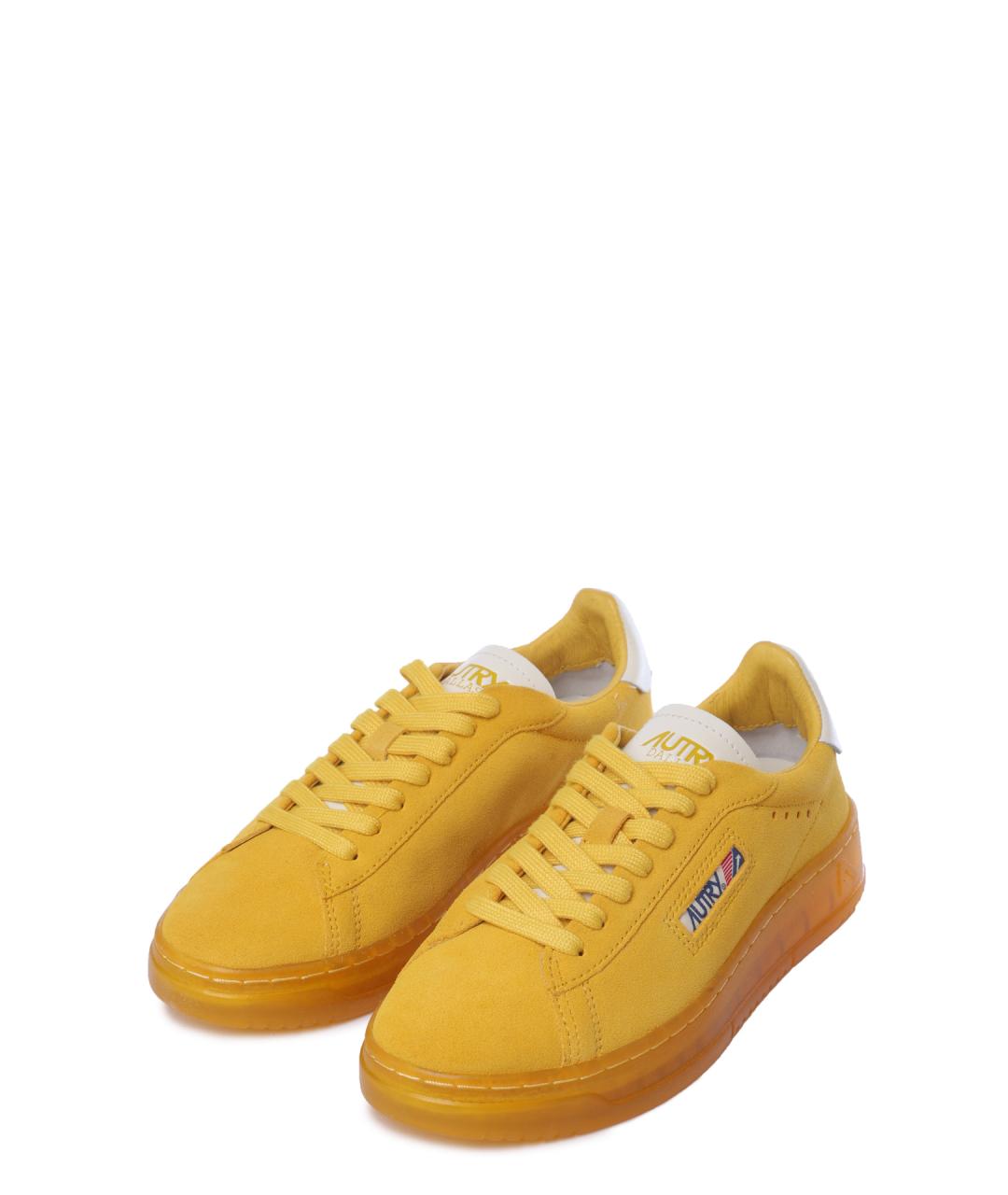 AUTRY Желтые замшевые кеды, фото 2